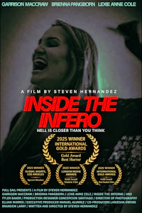the poster for inside the inferno
